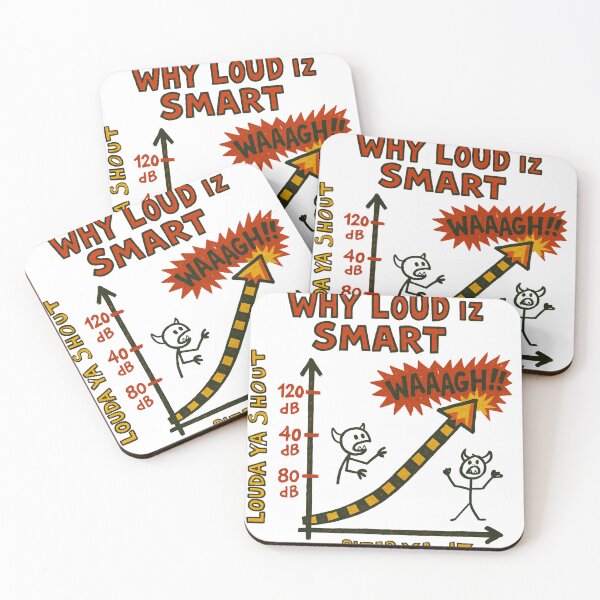Item preview, Loud iz Smart designed and sold by ThimbleandOak.