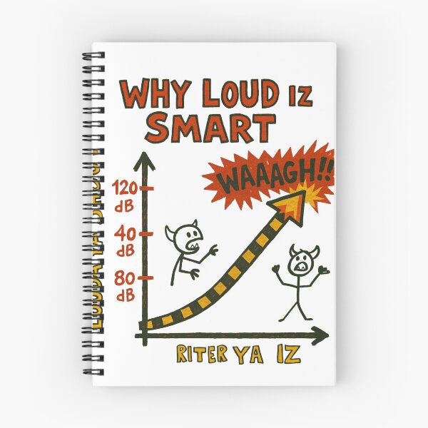Item preview, Loud iz Smart designed and sold by ThimbleandOak.