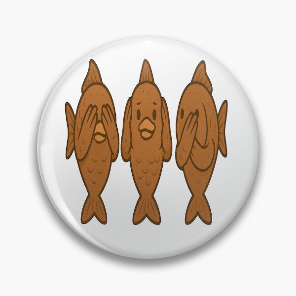 Item preview, Three wise Fishes see no evil hear no evil speak no evil  designed and sold by JamesDunican.