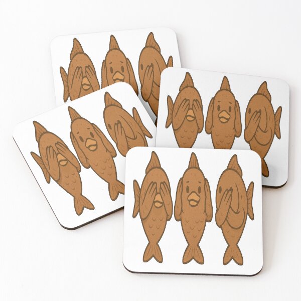 Item preview, Three wise Fishes see no evil hear no evil speak no evil  designed and sold by JamesDunican.
