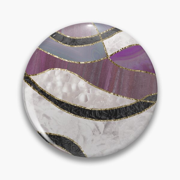 Artikelvorschau, Marble Agate Gold Glam 1 - Landschaft (Foto nur der Folie - nicht reflektierend) entworfen und verkauft von Anita's & Bella's Art.