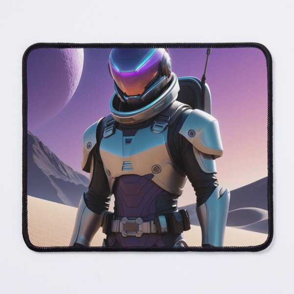 Item preview, Desert Explorer – Futuristic Space Traveler designed and sold by DreamistStore.