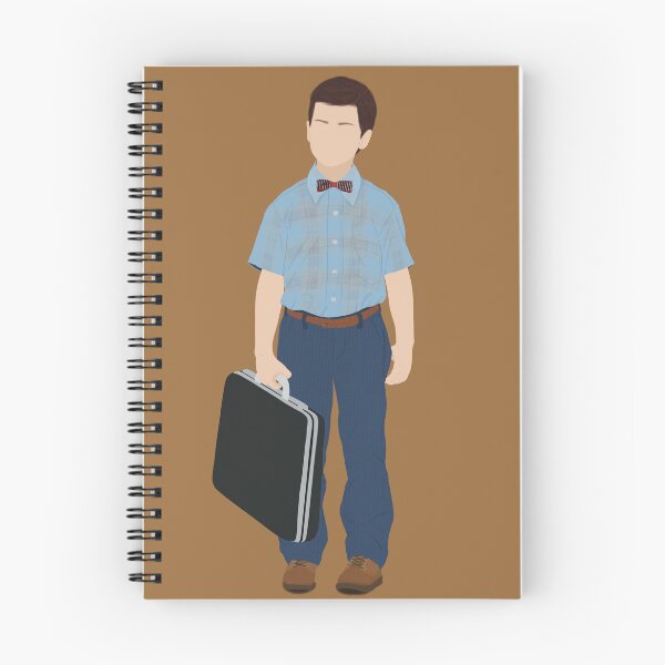 Aperçu de l'œuvre Valise du premier jour d'école du fan art du jeune Sheldon créée et vendue par senaeksi.