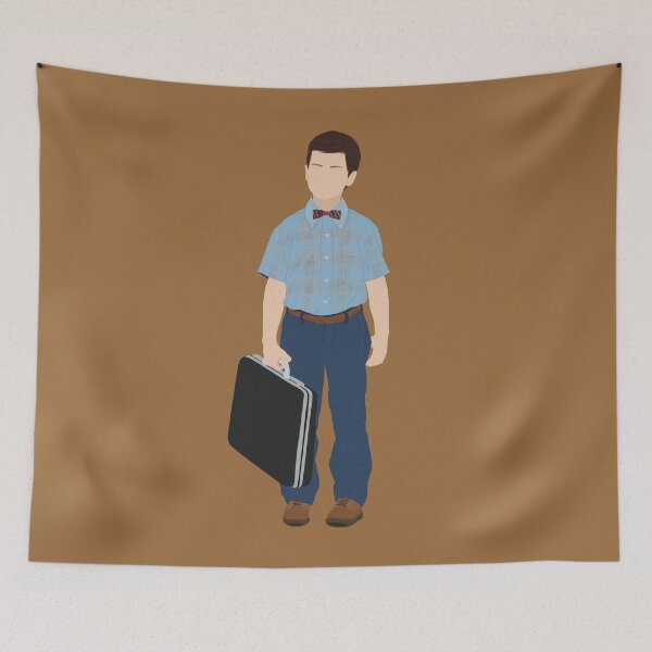 Item preview, Young Sheldon Fan Art First Day of School Suitcase designed and sold by senaeksi.