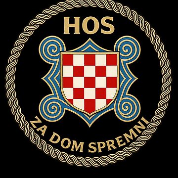 Imagen de la obra Hrvatska HOS - Za Dom Spremni - Patriótico croata de odyssee-n