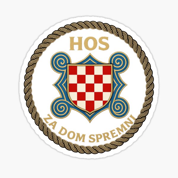 Item preview, Hrvatska HOS - Za Dom Spremni - Patriotic Croatian designed and sold by odyssee-n.