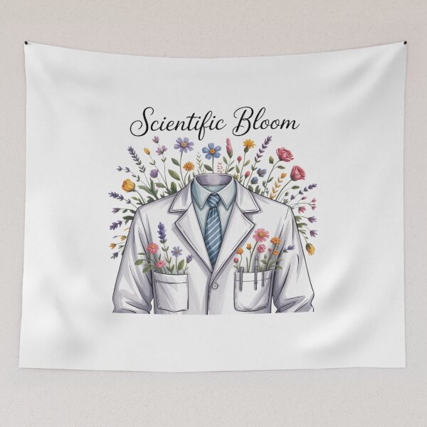 Item preview, Lab Coat and Flowers designed and sold by Mateusz Majcherek.
