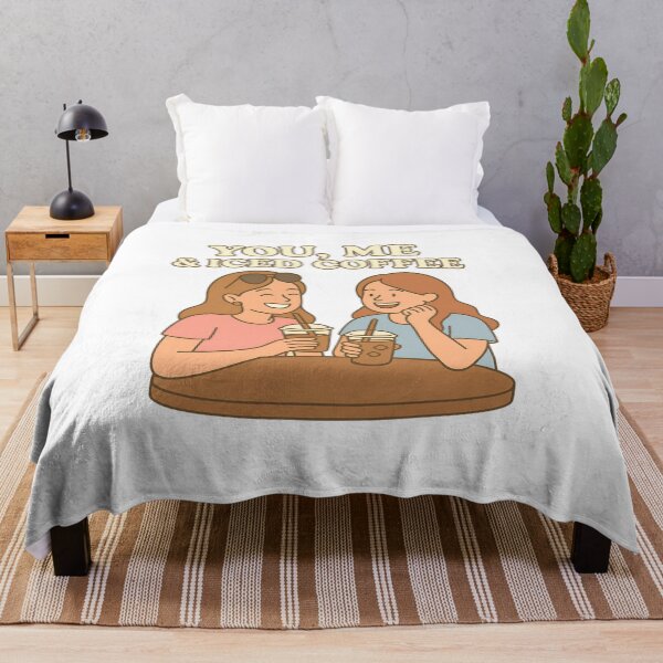 Item preview, You, Me & Iced Coffee – Bestie Essentials designed and sold by ALITOPRINCE.