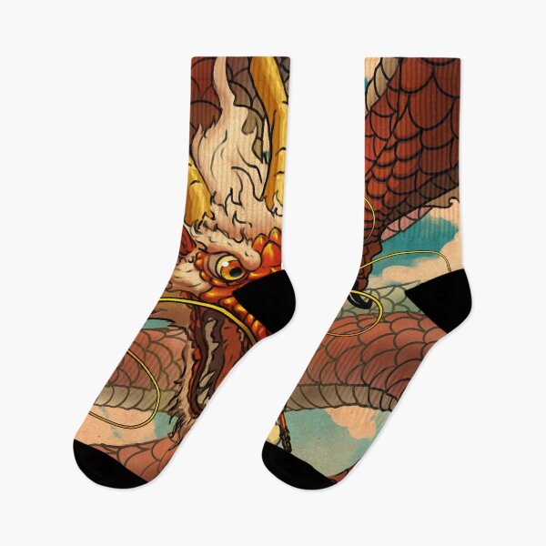Item preview, Frog Wukong on Kintouun with Chinese Dragon Asian Fantasy Frog Illustration designed and sold by DingHuArt.