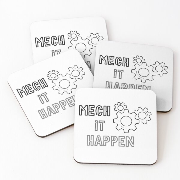 Item preview, Mech It Happen Funny Mechanical Engineer Pun designed and sold by ThePungineer.