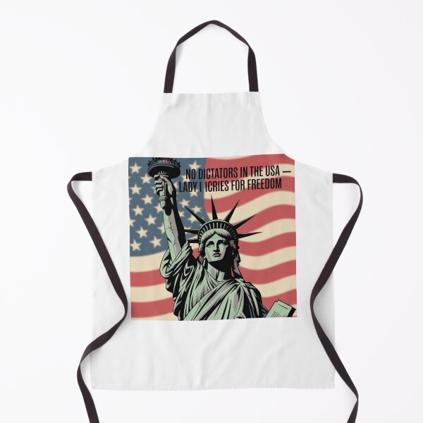 Item preview, No Dictators in the USA Lady Liberty Cries for Freedom Political Protest Art designed and sold by Mateusz Majcherek.