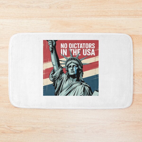 Item preview, No Dictators in the USA Lady Liberty Cries for Freedom Political Protest Art designed and sold by Mateusz Majcherek.