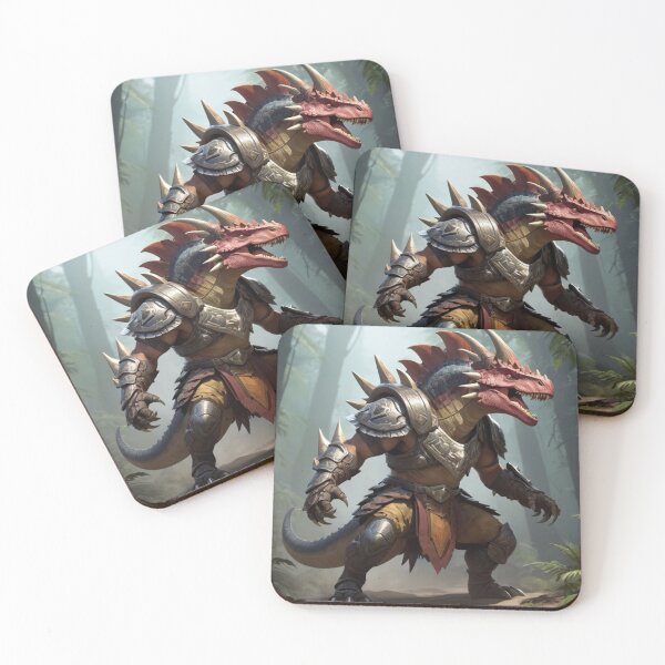 Item preview, Dino Warrior – Armored Reptilian Gladiator designed and sold by DreamistStore.