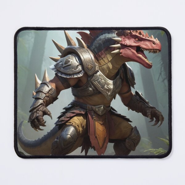 Item preview, Dino Warrior – Armored Reptilian Gladiator designed and sold by DreamistStore.