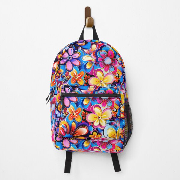 Item preview, retro flowers, 70s flowers, floral designed and sold by ArtbyJustis.