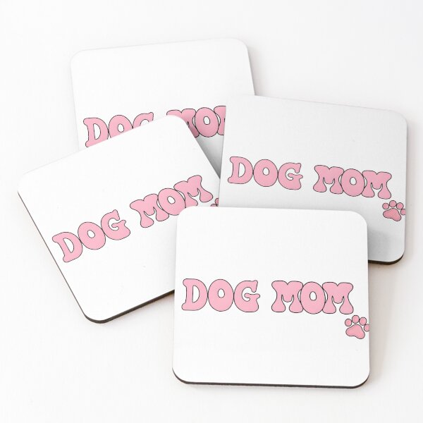 Item preview, Cute Pink Dog Mom Sticker designed and sold by stylishsketcher.