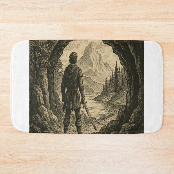 Item preview, The Journey Begins – Medieval Woodcut Adventure designed and sold by DreamistStore.