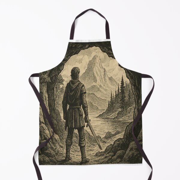 Item preview, The Journey Begins – Medieval Woodcut Adventure designed and sold by DreamistStore.