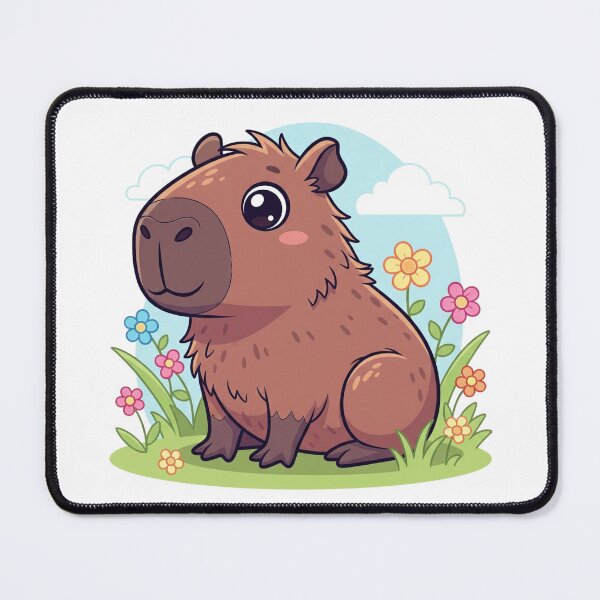 Item preview, Kawaii Capybara | Adorably Chill and Whimsical Animal-Inspired Graphic designed and sold by Tw1nsAIArt.