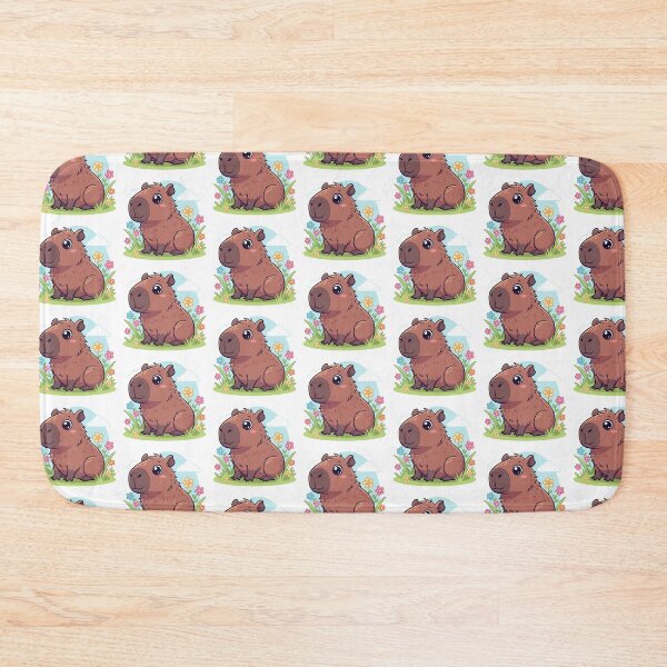 Item preview, Kawaii Capybara | Adorably Chill and Whimsical Animal-Inspired Graphic designed and sold by Tw1nsAIArt.