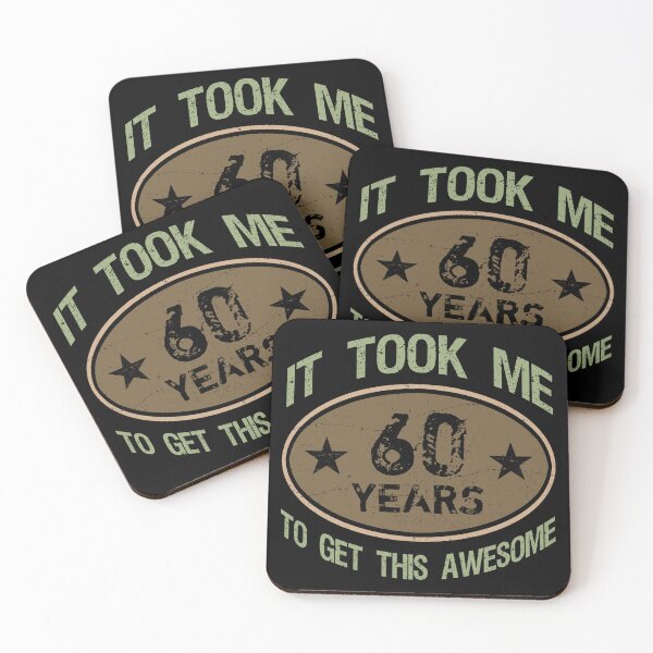 Item preview, Awesome 60th Birthday For Men designed and sold by thepixelgarden.