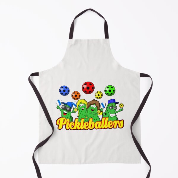 Item preview, Pickleballer Couples Cartoon Graphic Logo. designed and sold by Uncle Steve The Cartoonguy's Pickleball Madness..