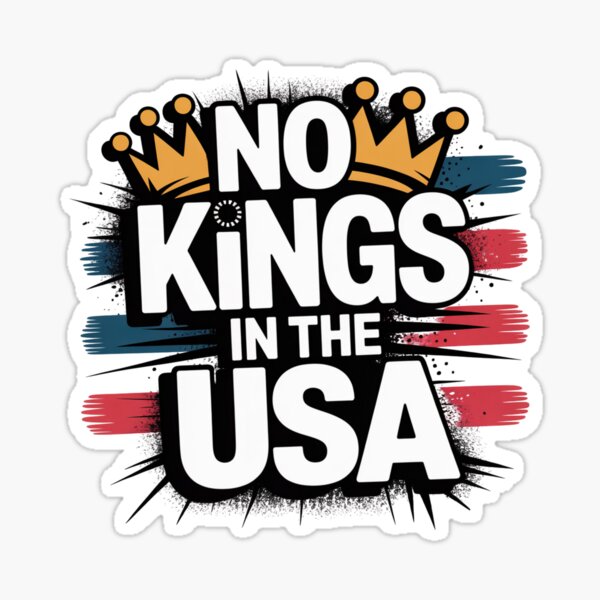 Artikel-Vorschau von Keine Könige in den USA Graffiti Politische Protestkunst, designt und verkauft von Mateusz Majcherek.