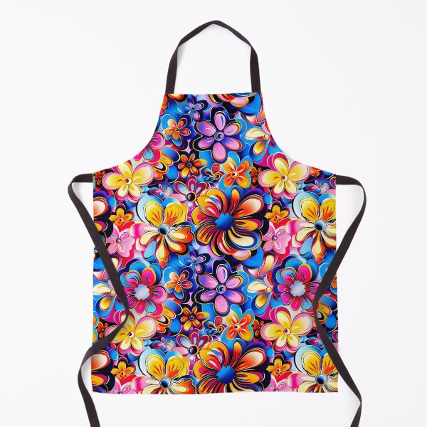 Item preview, 70s style, floral retro, designed and sold by ArtbyJustis.