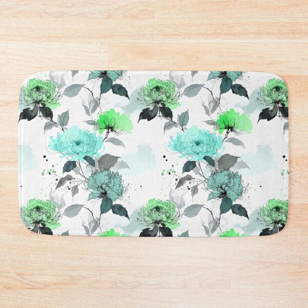 Item preview, Hydrangea Blossoms - teal green designed and sold by Pixel-Echo-Art.