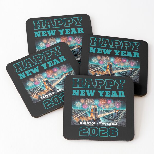 Item preview, Happy New Year 2026 - Bristol - Blue/Green Edition designed and sold by Manic Merch Designs.