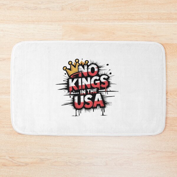 Item preview, No Kings in the USA Graffiti Political Protest Art designed and sold by Mateusz Majcherek.