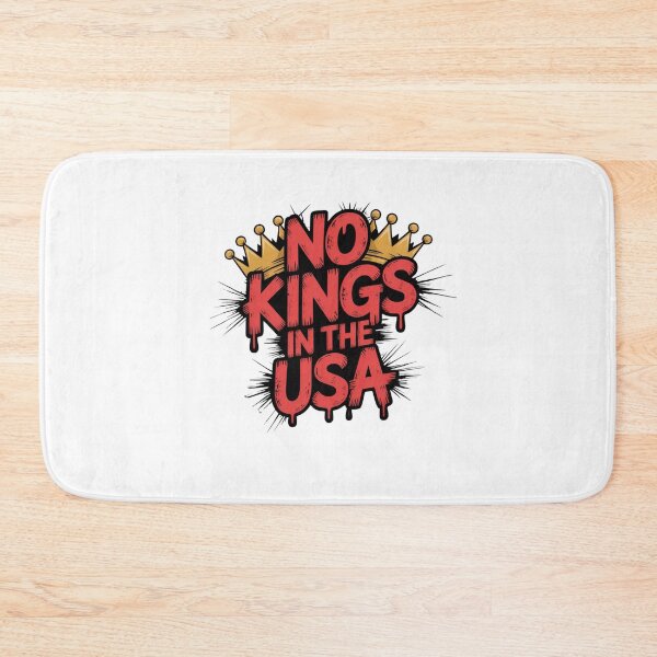 Item preview, No Kings in the USA Graffiti Political Protest Art designed and sold by Mateusz Majcherek.