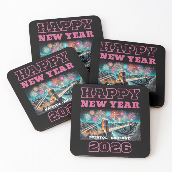 Item preview, Happy New Year 2026 - Bristol - Pink Edition designed and sold by Manic Merch Designs.