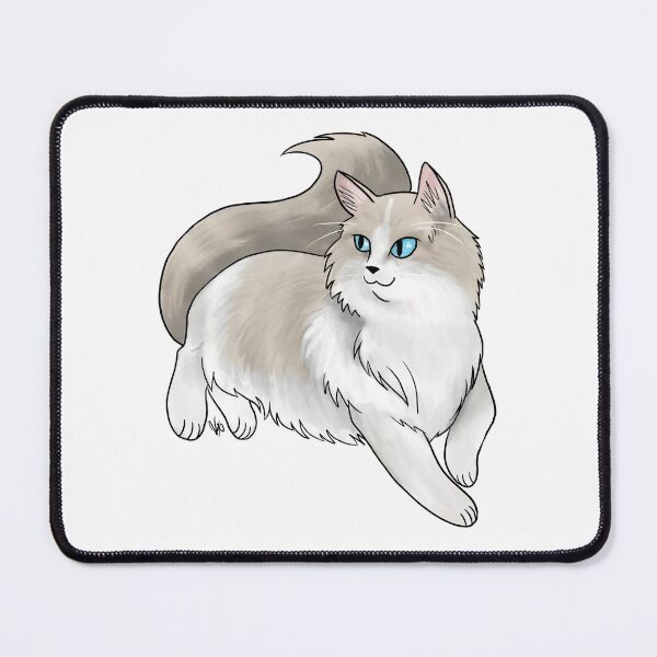 Item preview, Cat - Ragdoll Cat - Cream Bicolor designed and sold by Jennifer Stolzer.
