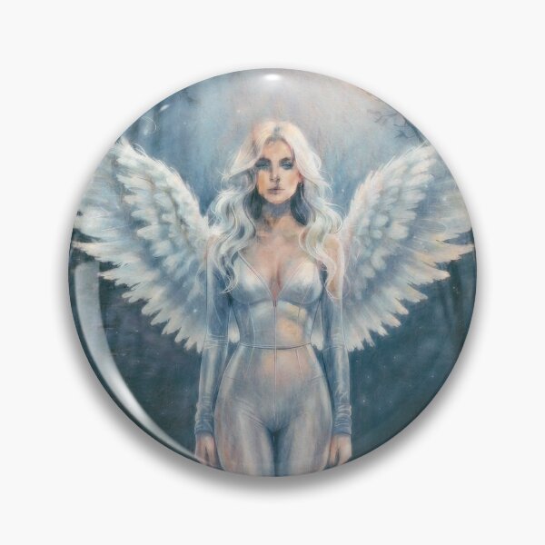 Item preview, Ícono etéreo: Retrato surrealista de una top model en un sueño invernal celestial designed and sold by paulo silveira.