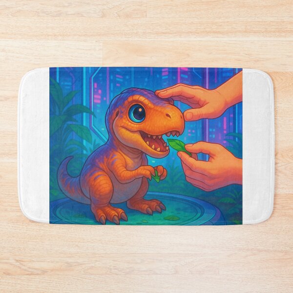 Item preview, Cyber Dino Baby – A Prehistoric Friend in the Future designed and sold by DreamistStore.