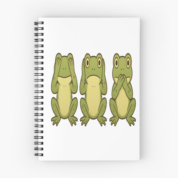 Item preview, Three wise Frogs see no evil hear no evil speak no evil  designed and sold by JamesDunican.
