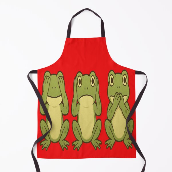 Item preview, Three wise Frogs see no evil hear no evil speak no evil designed and sold by JamesDunican.