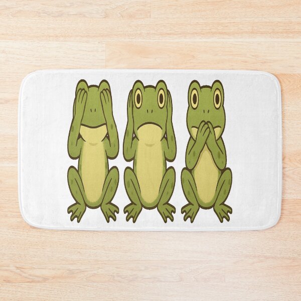 Item preview, Three wise Frogs see no evil hear no evil speak no evil  designed and sold by JamesDunican.