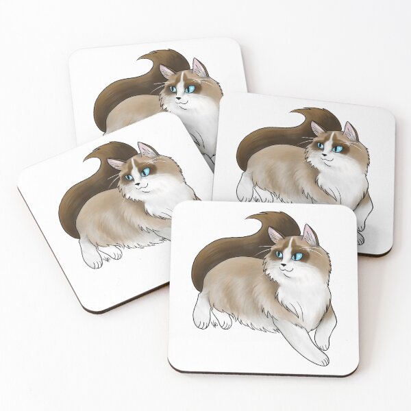 Item preview, Cat - Ragdoll Cat - Chocolate Point designed and sold by Jennifer Stolzer.