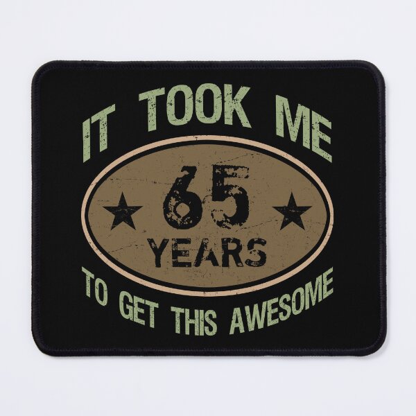 Item preview, Awesome 65th Birthday For Men designed and sold by thepixelgarden.