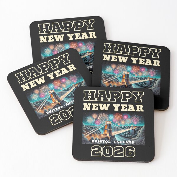 Item preview, Happy New Year 2026 - Bristol - Yellow Edition designed and sold by Manic Merch Designs.