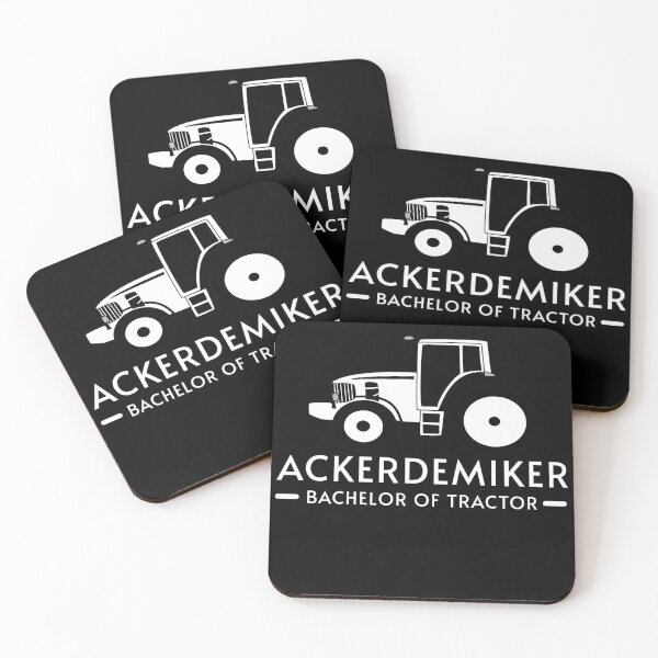 Item preview, ackerdemiker tractor driver farmer field designed and sold by LayersDesign.