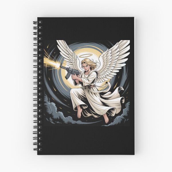Item preview, Angel with machine gun designed and sold by Mateusz Majcherek.