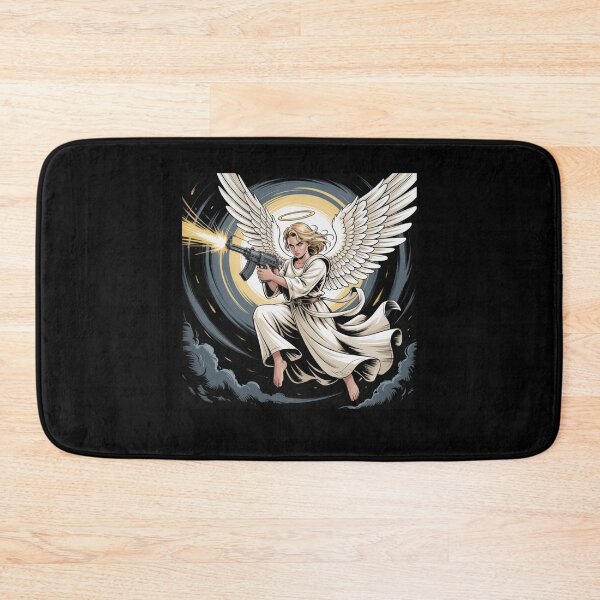 Item preview, Angel with machine gun designed and sold by Mateusz Majcherek.