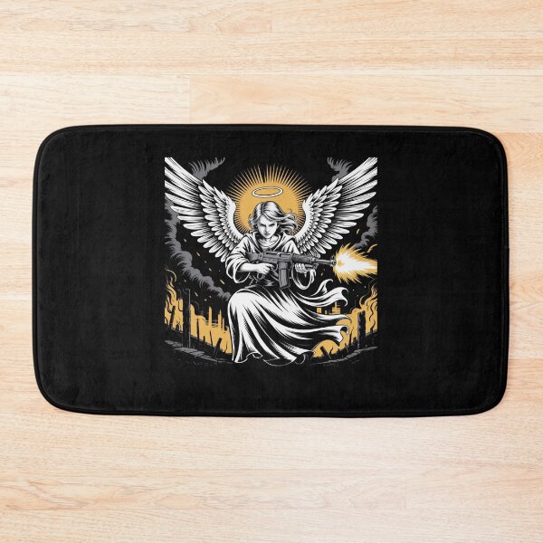 Item preview, Angel with machine gun designed and sold by Mateusz Majcherek.