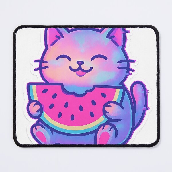 Item preview, Chonk Cat with Watermelon designed and sold by Throwback Trends.