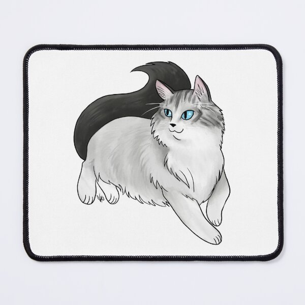 Item preview, Cat - Ragdoll Cat - White Tabby designed and sold by Jennifer Stolzer.