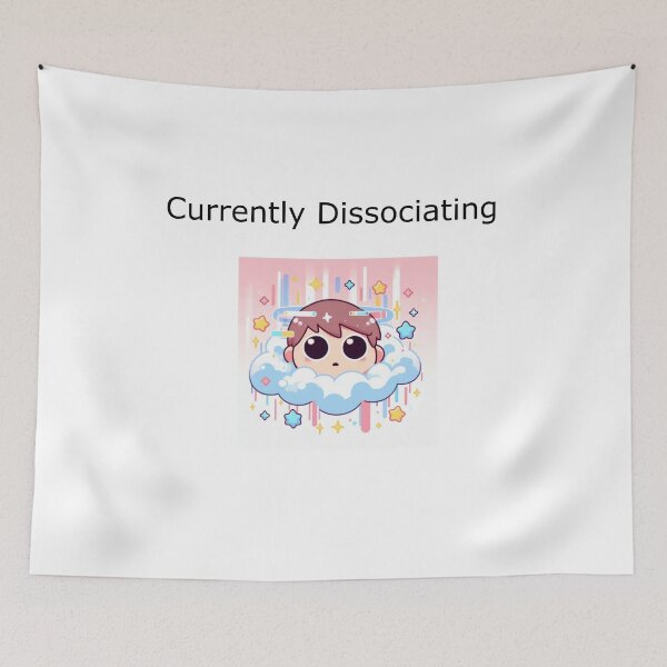 Item preview, Mentally Disconnected – Cartoon Face in Existential Drift designed and sold by Confuzz1ed.