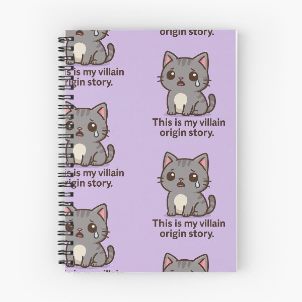 Item preview, This is my Villain Origin Story | Dramatic Cat Art designed and sold by wibby-color.